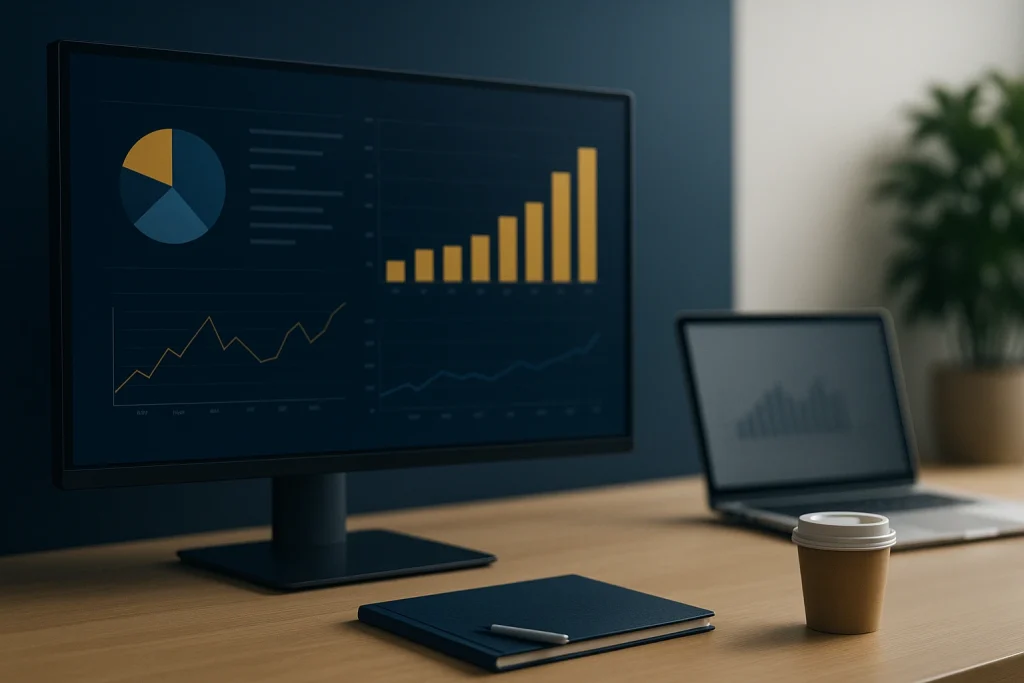 Bilingual mystery shopping results dashboard in Qatar showing KPI performance and branch insights.