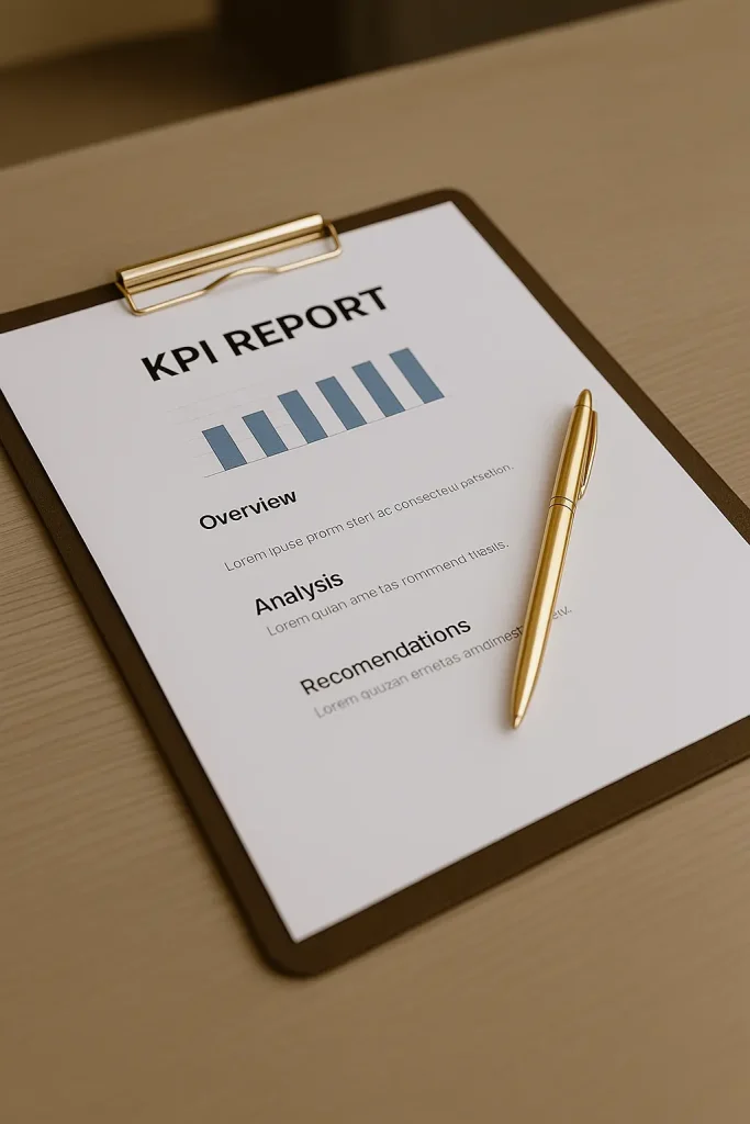 One-time KPI audit Qatar showing performance evaluation and compliance reporting
